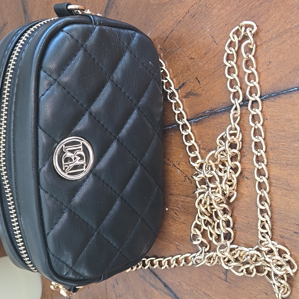 Badgley Mishka Studio Black Vegan Leather Crossbody